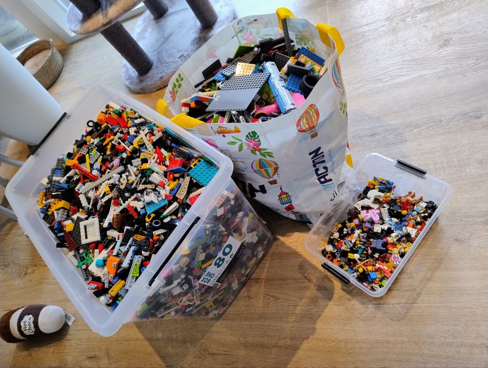 Grote verzameling Lego met poppetjes, Ophalen, Zo goed als nieuw, Losse stenen, Lego