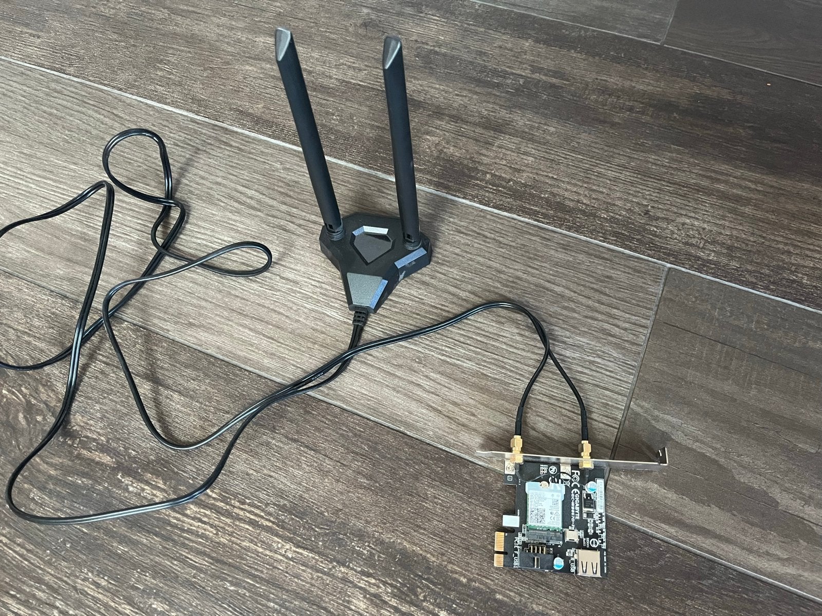 GIGABYTE GC-WB867D-I WiFi kaart met externe antenne, Ophalen of Verzenden, Gebruikt, Intern