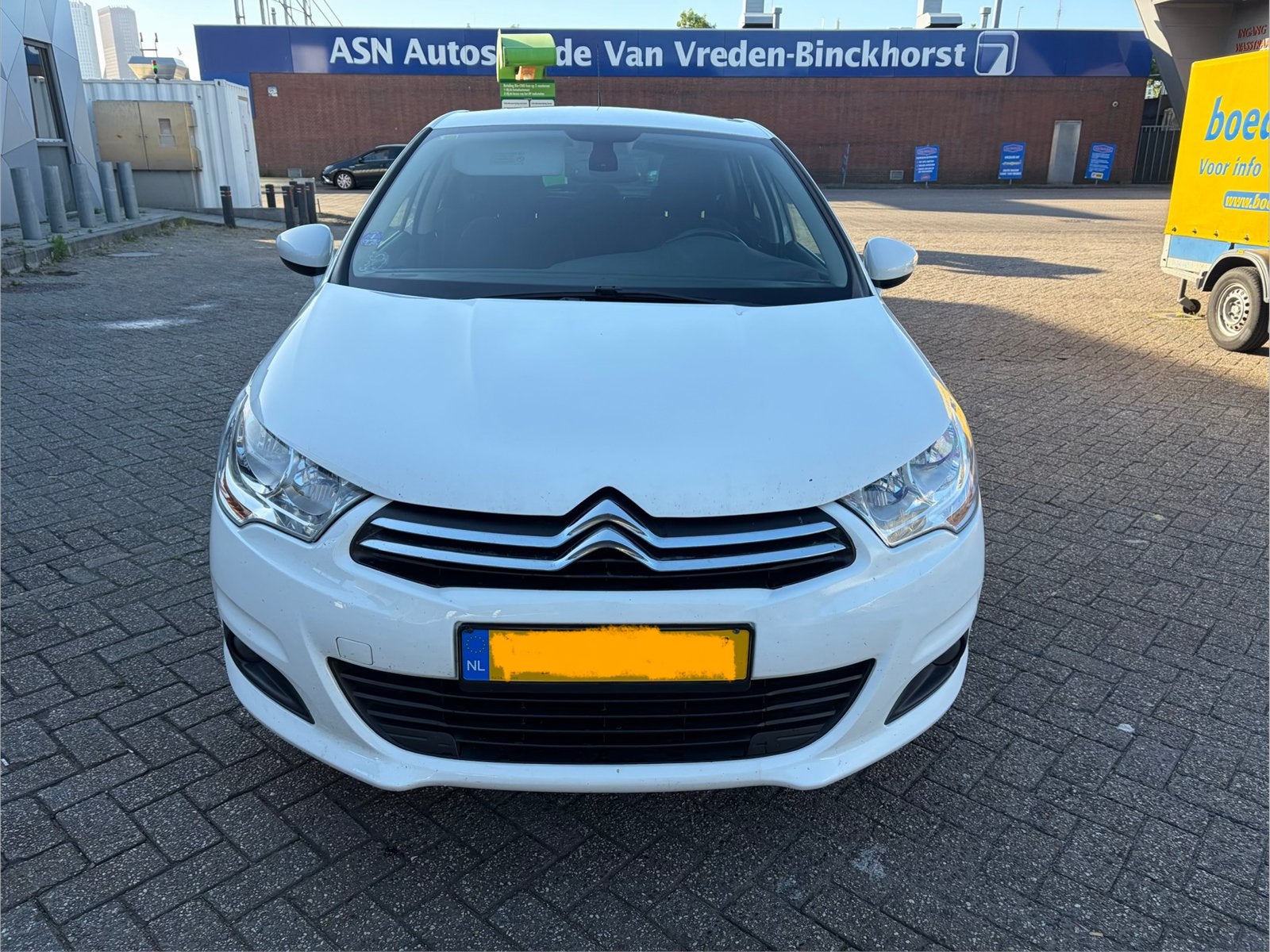 Citroën C4 1.6 VTI 120pk Berline 2011 Wit, Auto's, Voorwielaandrijving, 1550 kg, 4 cilinders, Wit