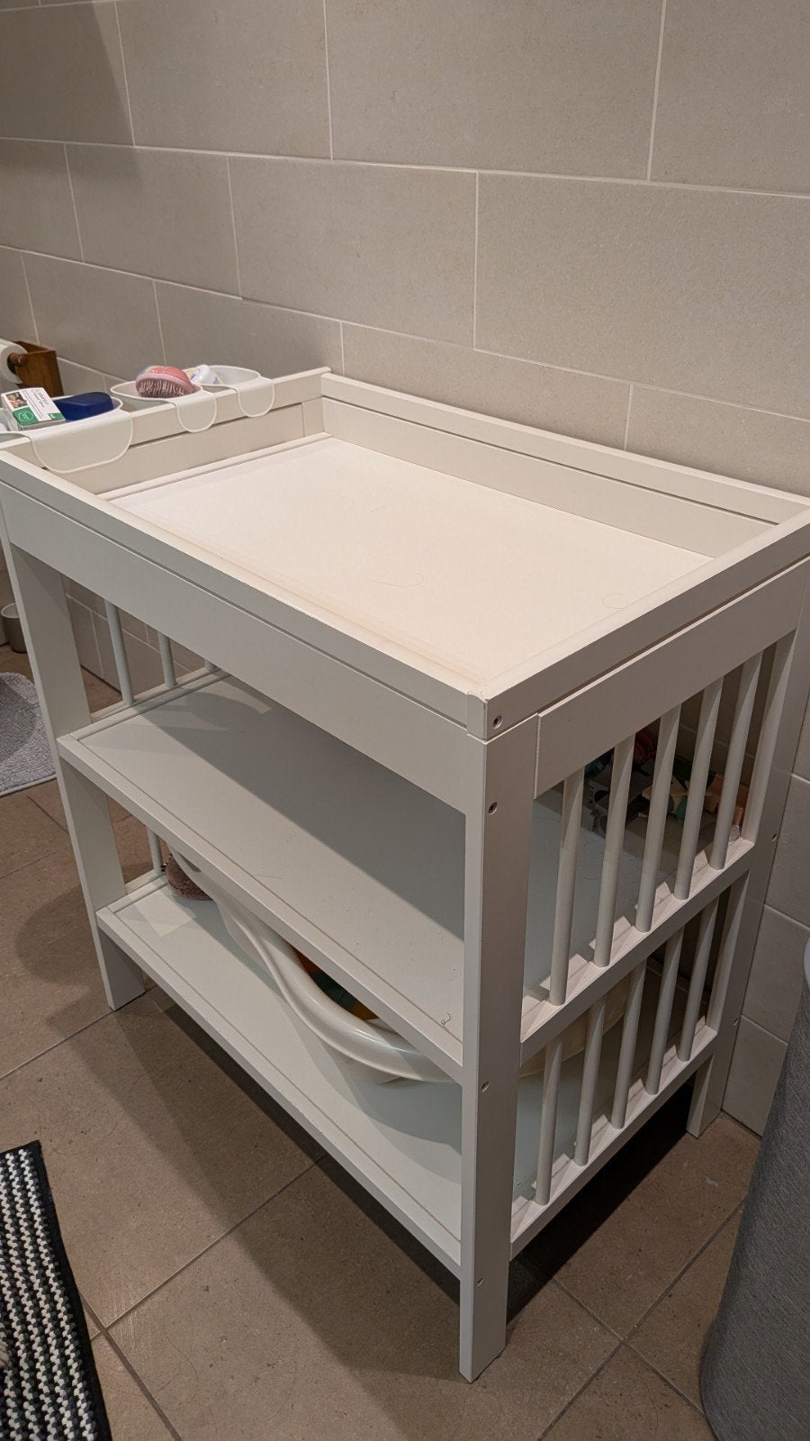 IKEA Gulliver Commode met opbergbakjes en prullenbak, Ophalen, Gebruikt, 50 tot 70 cm, 75 tot 100 cm