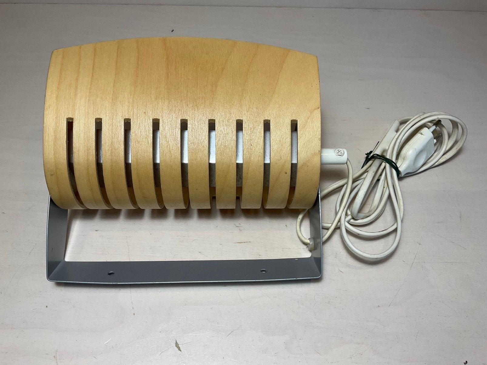 Houten bedlampje Strimma Ikea Knut & Marianne Hagberg, Gebruikt, E14 (klein), Ophalen of Verzenden, Bruin
