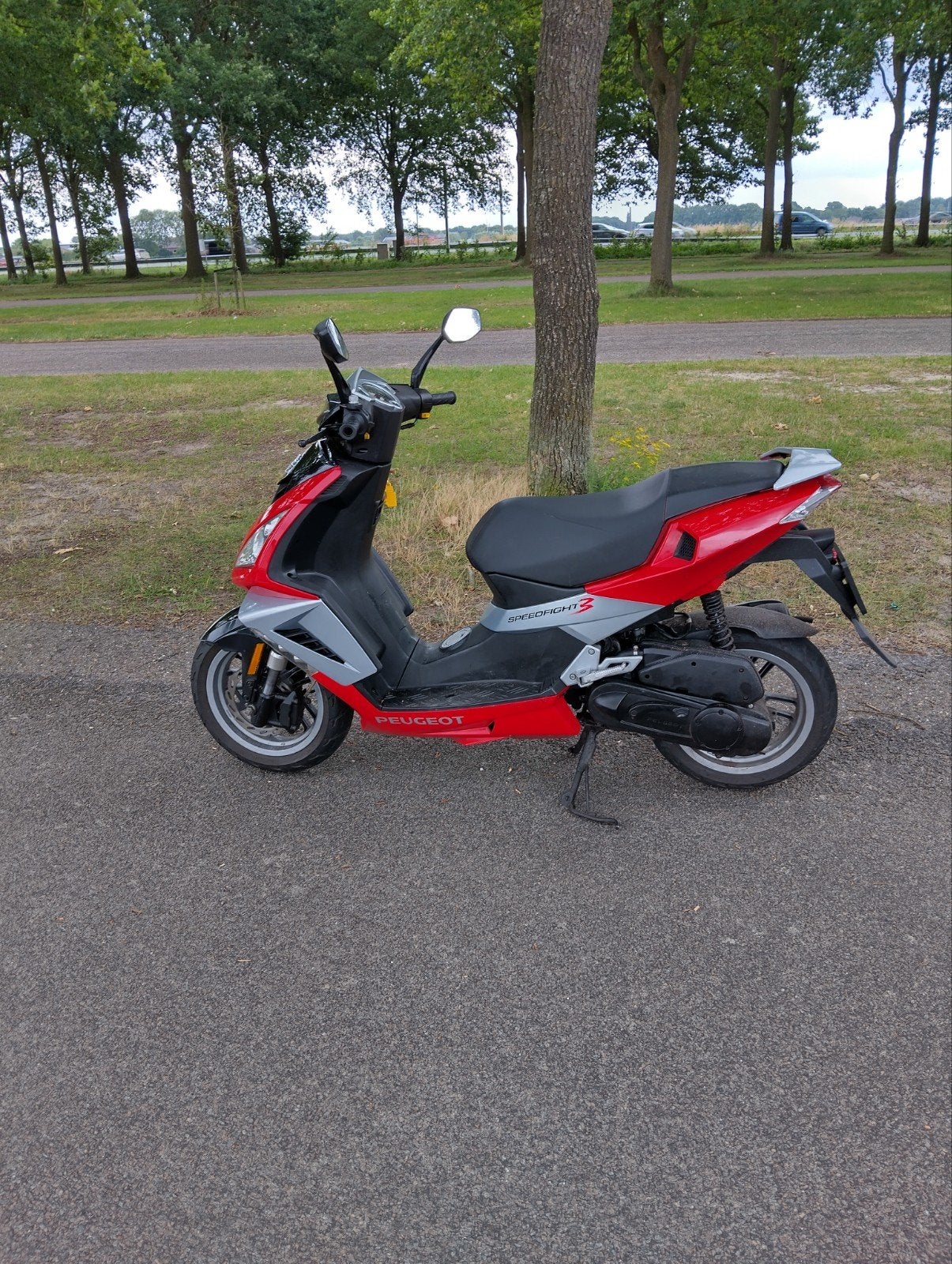 Peugeot Speedfight 2 Scooter - Rood/Zwart, Fietsen en Brommers, Scooters | Peugeot, Ophalen of Verzenden, Gebruikt, Benzine, Speedfight