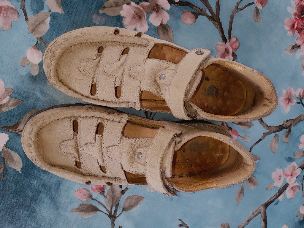 Wolky open schoenen / wandelsandaal maat 41, Wolky, Beige, Gedragen, Wandelschoenen