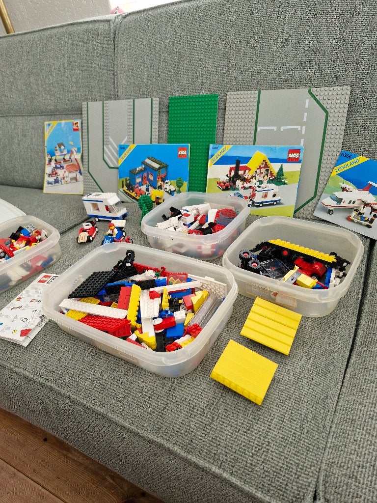 Lego legoland vintage partij verschillende sets, Gebruikt, Lego, Overige typen, LEGOLAND