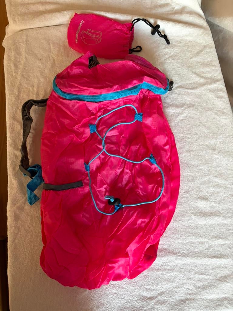 Nieuwe, roze opvouwbare rugzak, Ophalen of Verzenden, Nieuw, Overige merken, 30 tot 45 cm