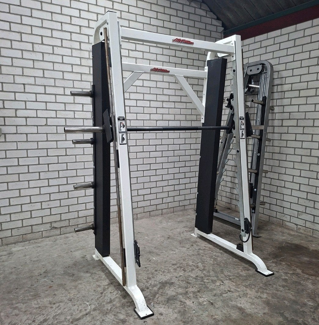 Life Fitness Pro Smith Machine Met Contra Gewichten, Ophalen, Gebruikt, Benen, Overige typen
