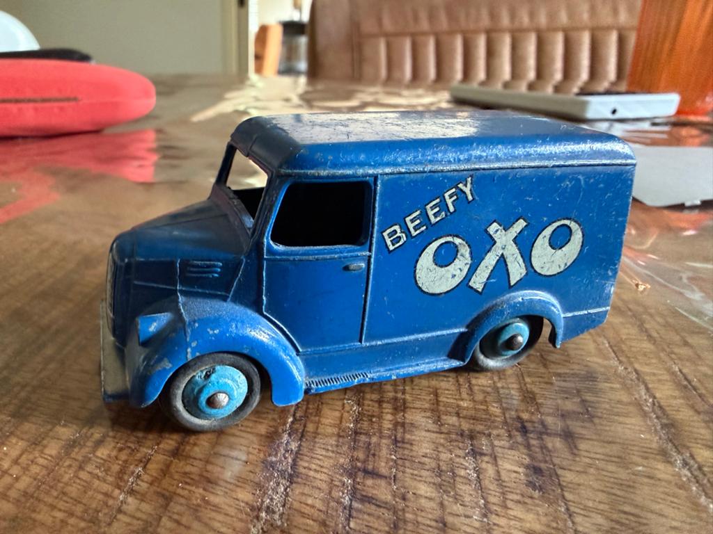 Zeldzame Dinky Toys Trojan 'Beefy Oxo' bestelwagen, Hobby en Vrije tijd, Modelauto's | 1:43, D, Gebruikt, Dinky Toys, Ophalen of Verzenden