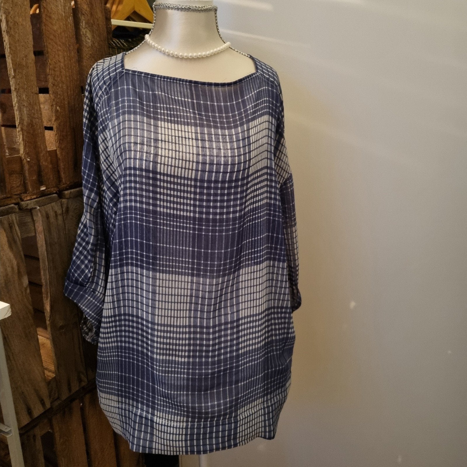 Dames top maat 36, Kleding | Dames, Tops, H&M, Blauw, Ophalen of Verzenden, Zo goed als nieuw
