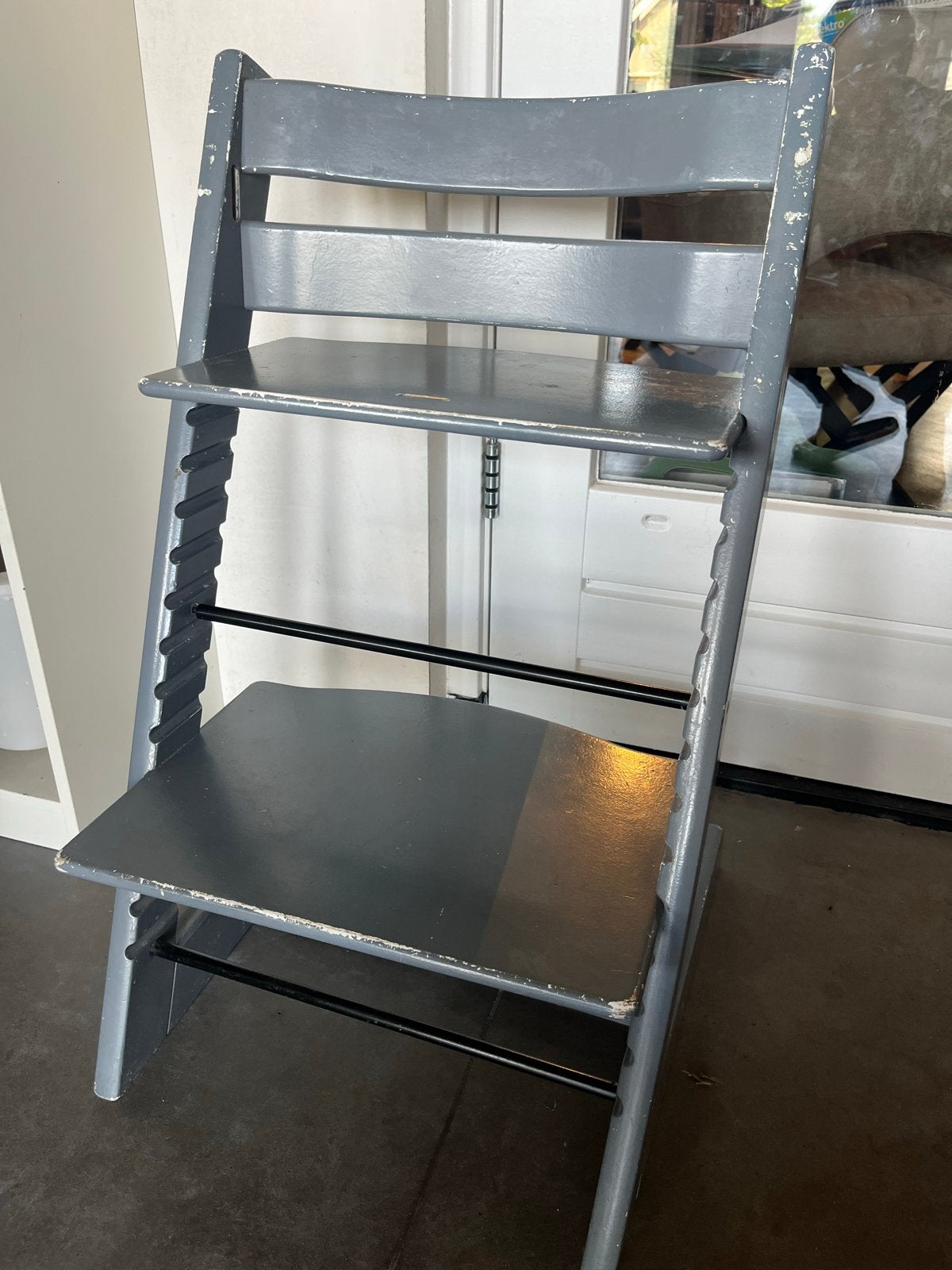 Stokke Tripp Trapp kinderstoel - Grijs, Ophalen, Gebruikt, Meegroeistoel