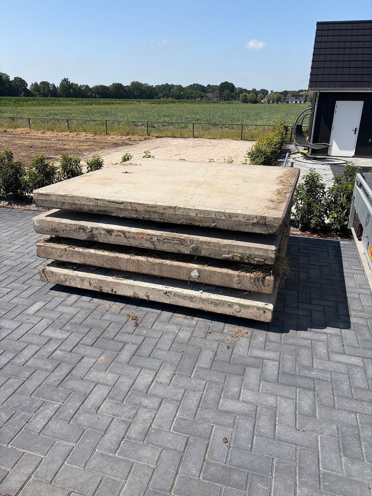 Gebruikte stelcon platen, Doe-het-zelf en Verbouw, Ophalen of Verzenden, Gebruikt, Betonplex, 50 tot 100 mm
