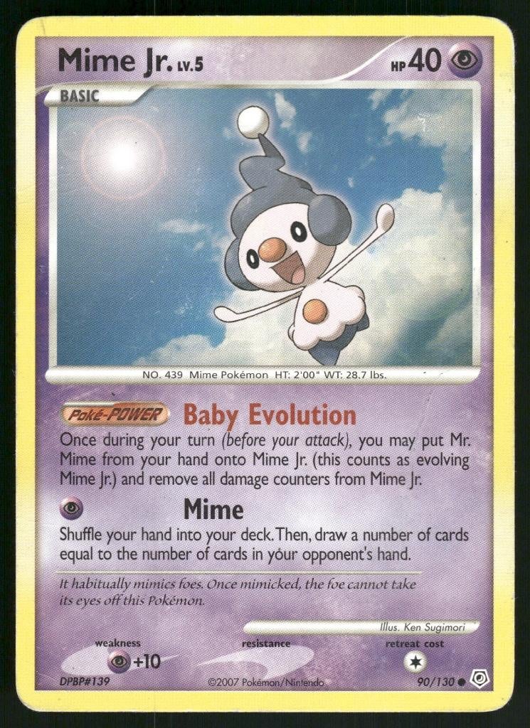 Mime Jr. 90/130 - Diamond &amp; Pearl (Good), Verzenden, Gebruikt