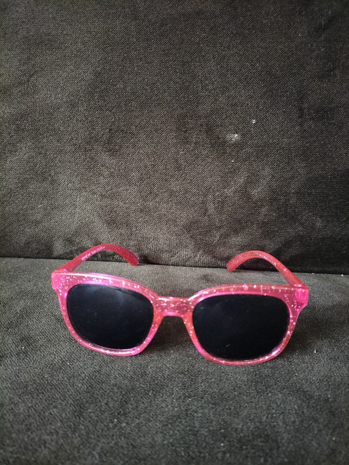 Roze glitter zonnebril, Sieraden, Tassen en Uiterlijk, Zonnebrillen en Brillen | Dames, Overige merken, Gebruikt, Zonnebril, Ophalen of Verzenden