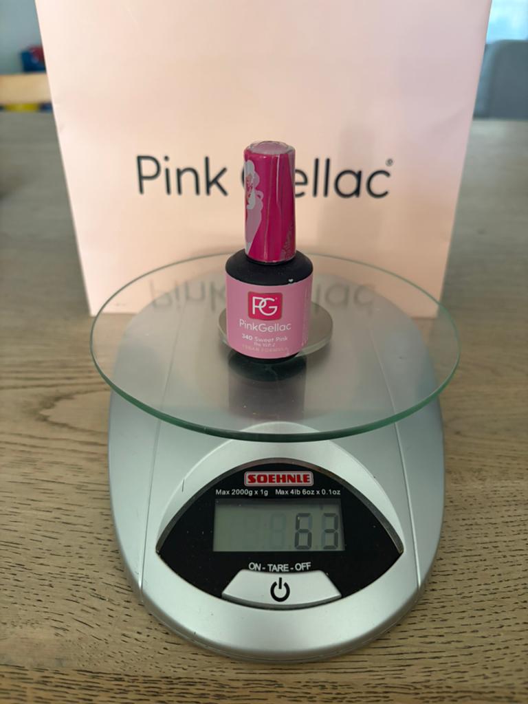 Pink Gellac 340 Sweet Pink, Ophalen of Verzenden, Zo goed als nieuw, Roze, Handen en Nagels