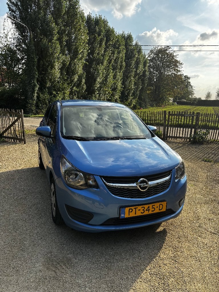 Opel Karl 1.0 Ecoflex 55KW 2017 Blauw, Auto's, Opel, Voorwielaandrijving, 74 pk, Blauw, Origineel Nederlands