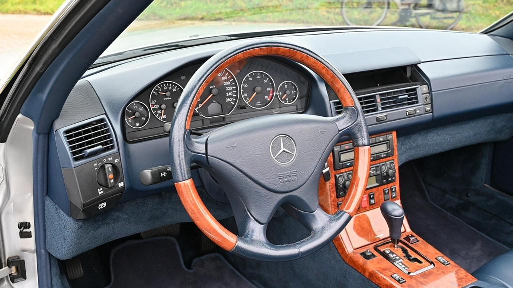 Mercedes-Benz SL500 (R129) Cabrio | EU Model | Incl Hardtop|, Auto's, Achterwielaandrijving, 8 cilinders, Cabriolet, Leder
