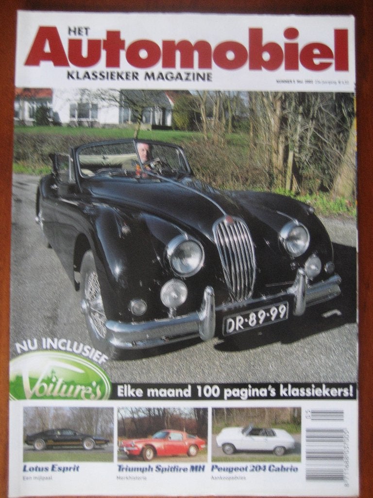 Het Automobiel 5 2002 Peugeot 204 Cabriolet, Spitfire, XK140, Boeken, Ophalen of Verzenden, Nieuw, Peugeot