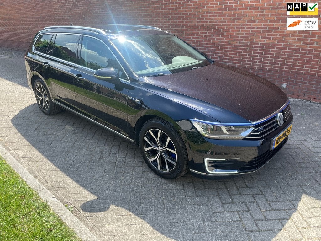 Volkswagen Passat Variant 1.4 TSI GTE Highline Navi Cruise C, Auto's, Volkswagen, Gebruikt, Zwart, Hybride Elektrisch/Benzine