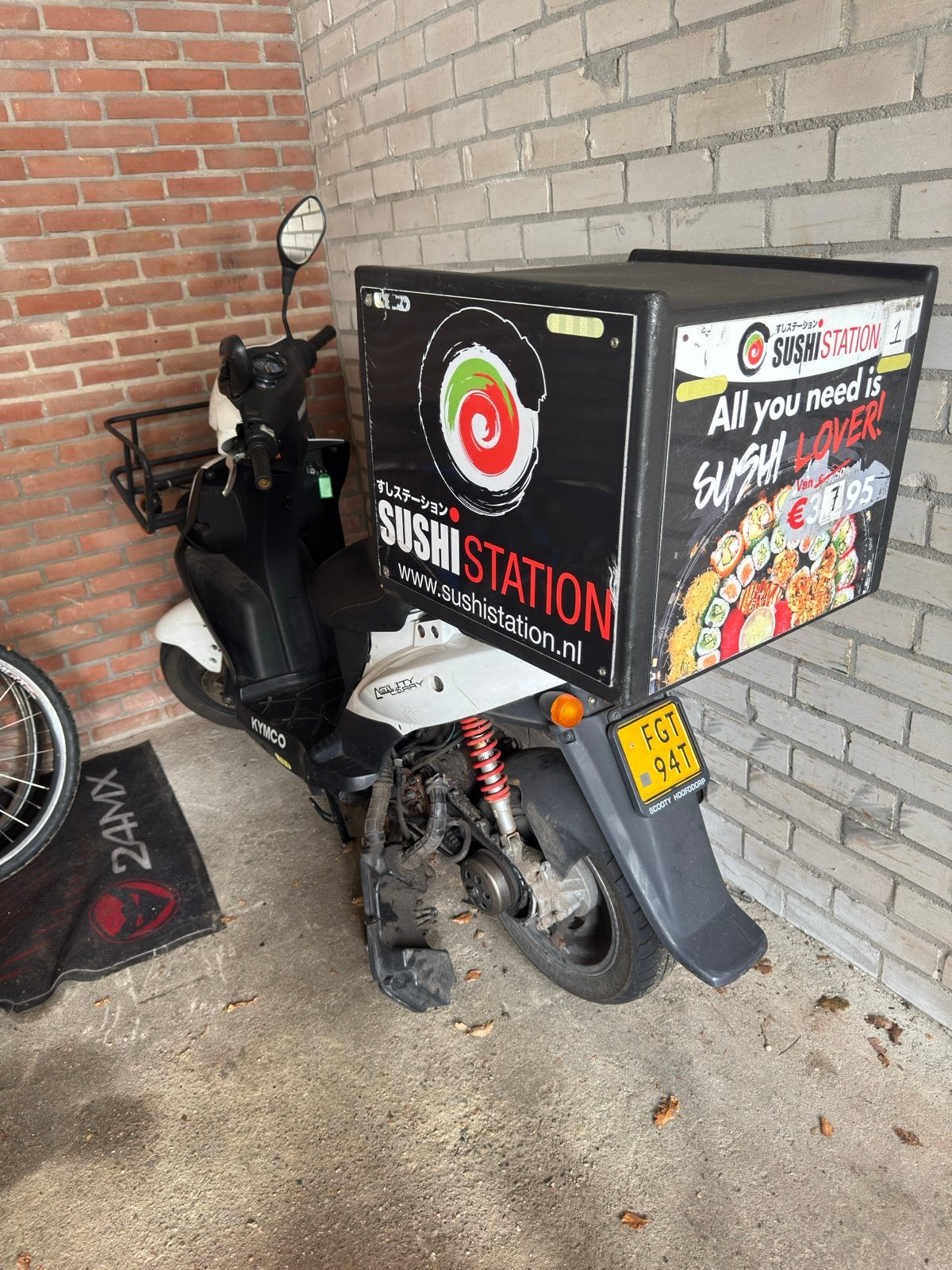 Bezorgscooter Kymco met geel kenteken - Nagekeken nodig, Ophalen of Verzenden, Gebruikt