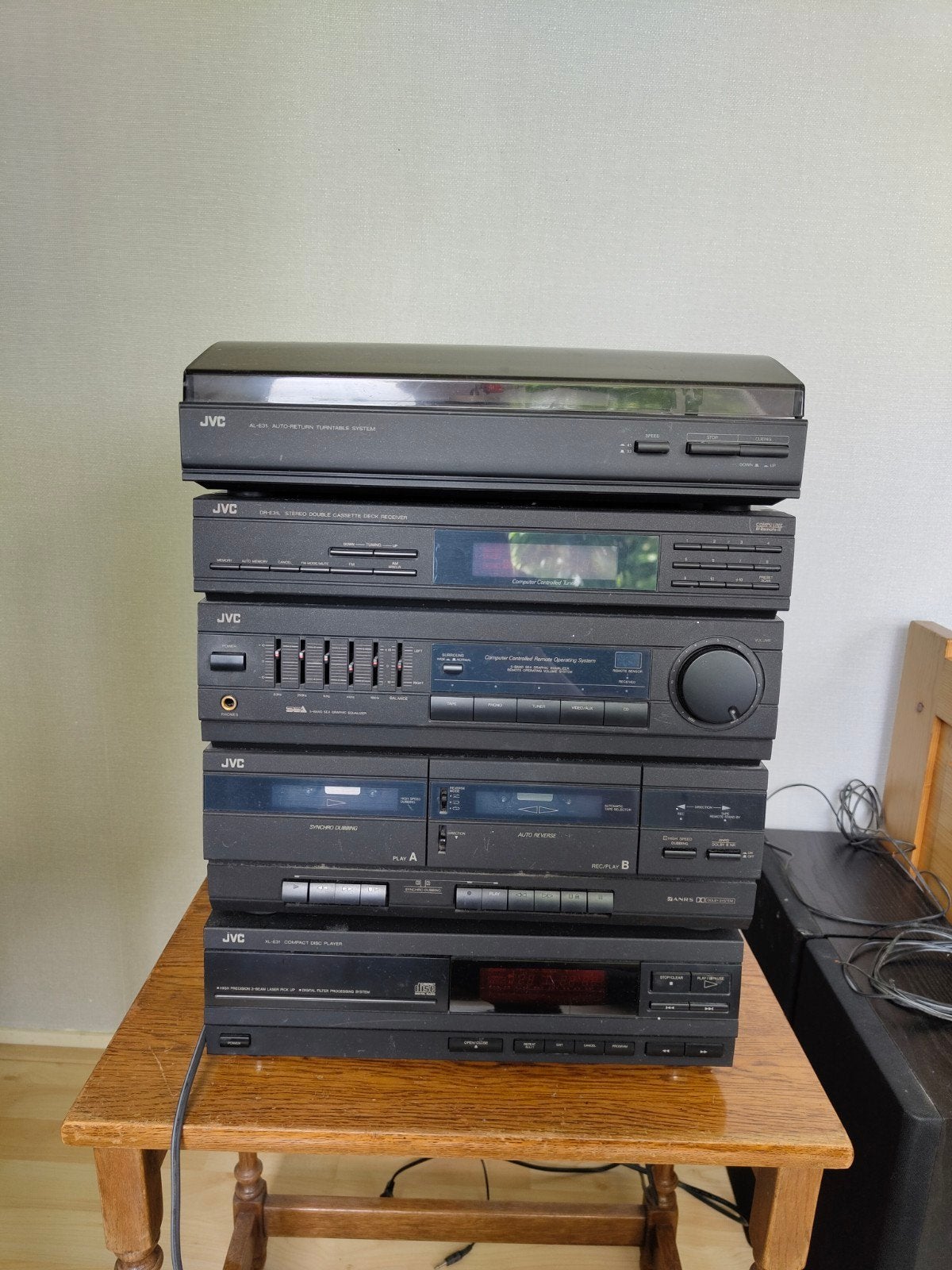 Jvc Bk stereotoren, Audio, Tv en Foto, Stereo-sets, Ophalen, Gebruikt, JVC, Losse componenten