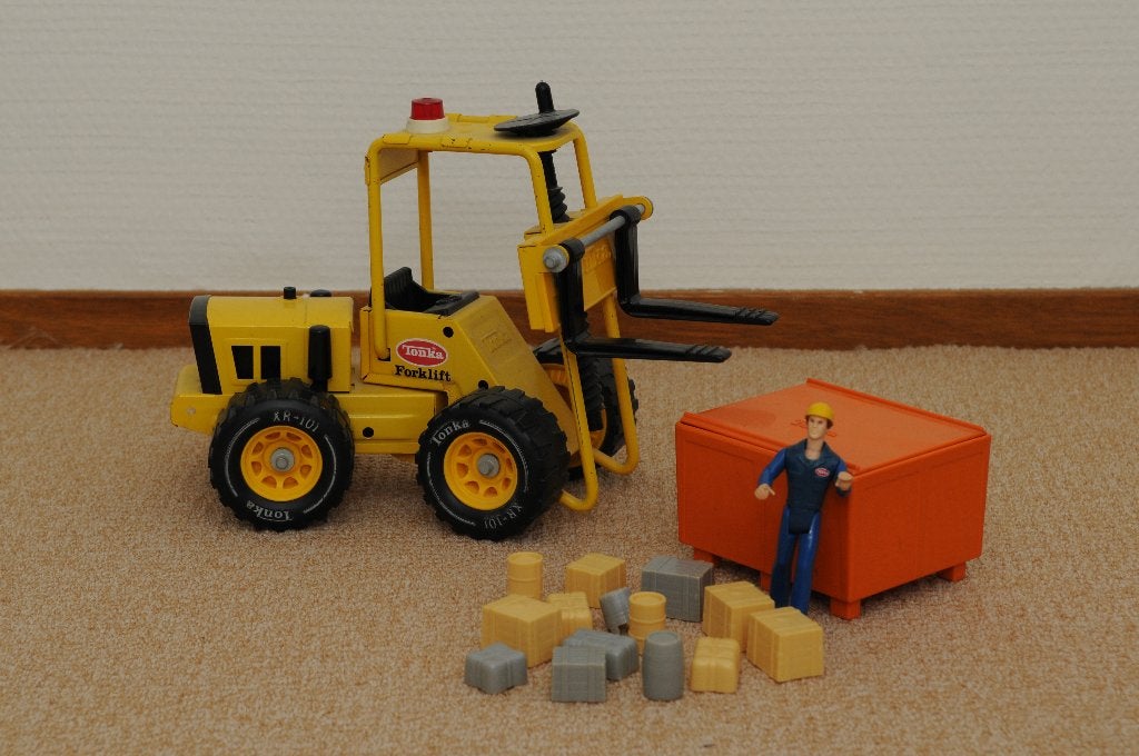 Vintage Tonka Heftruck (XR-101) Jaren '70 - 100% COMPLEET!, Ophalen of Verzenden