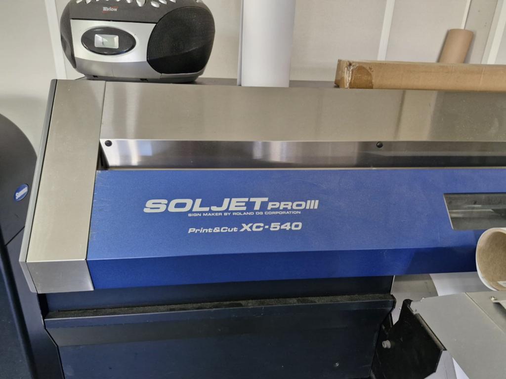 Roland SolJet Pro III XC-540 Print & Cut Grootformaatprinter, Ophalen of Verzenden, Gebruikt, Printer, Fax of Scanner