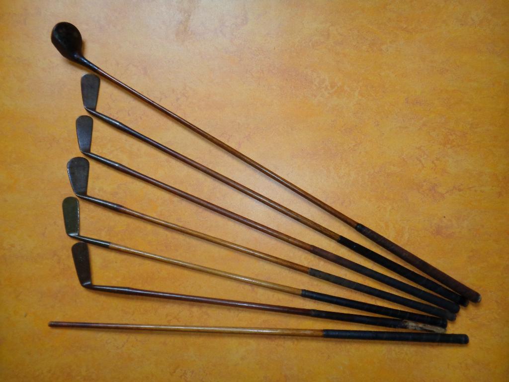 Set antieke golfclubs, Ophalen of Verzenden, Gebruikt, Set