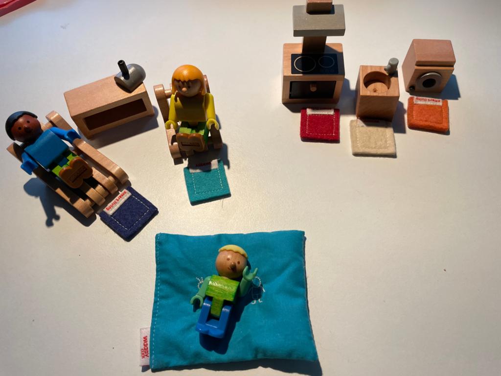 Woody Click Speelgoedset met 3 Poppetjes - Als Nieuw, Ophalen, Zo goed als nieuw, Jongen of Meisje