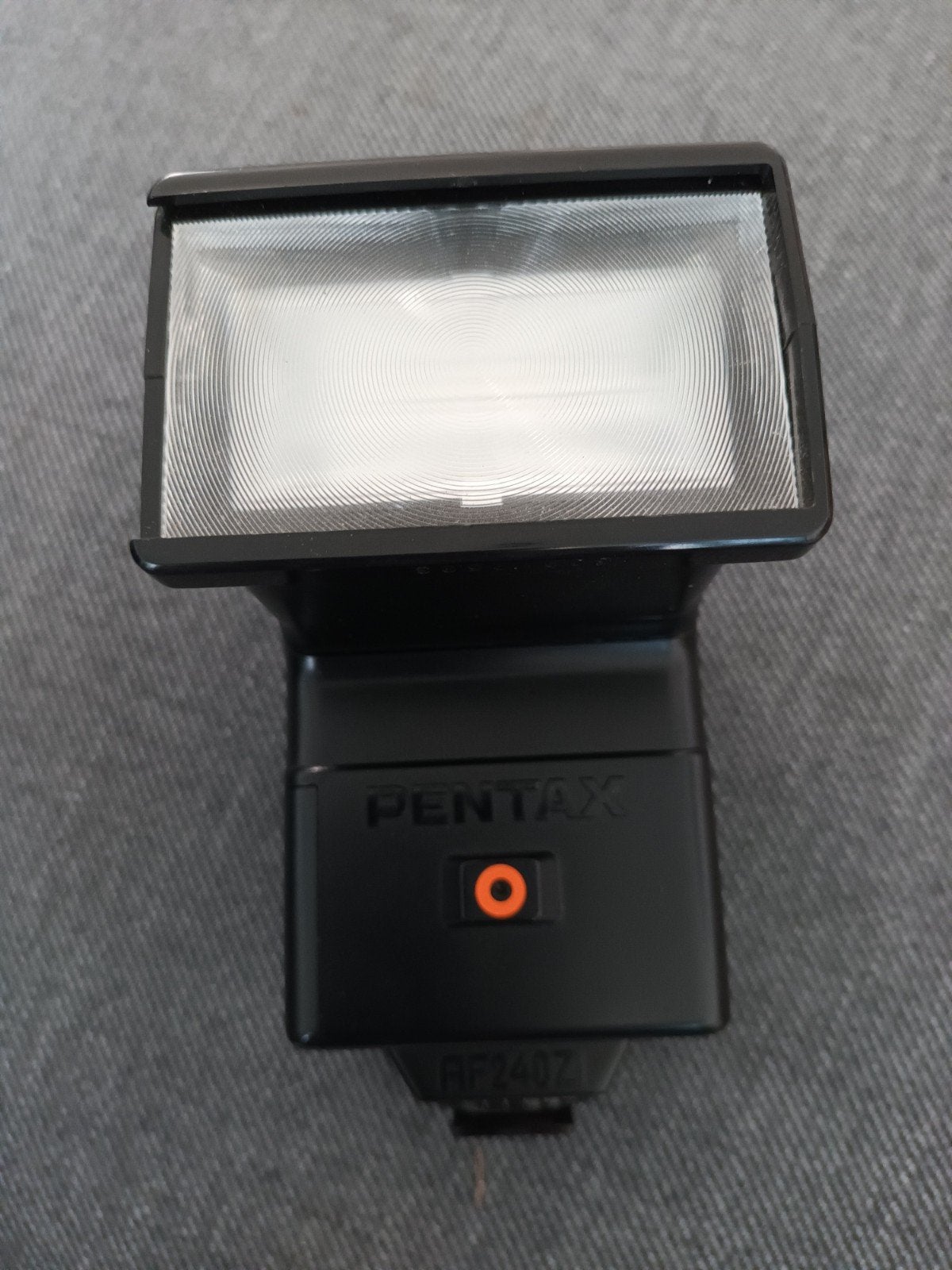Pentax AF240Z Flitser - Vintage Externe Flitser, Gebruikt, Voor analoge fotografie, Pentax, Externe flitser