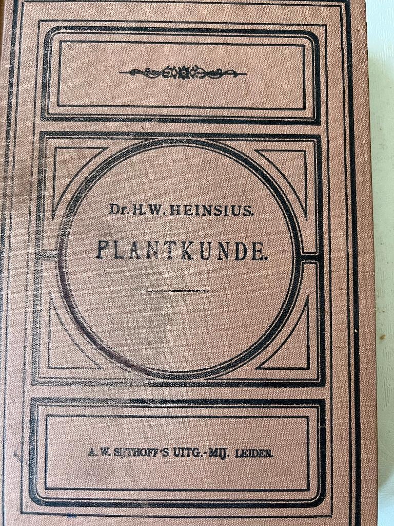 Plantkunde Dr H. W. Heinsius 1e deel 4e druk 1916, Ophalen of Verzenden, Dr H. W. Heinsius