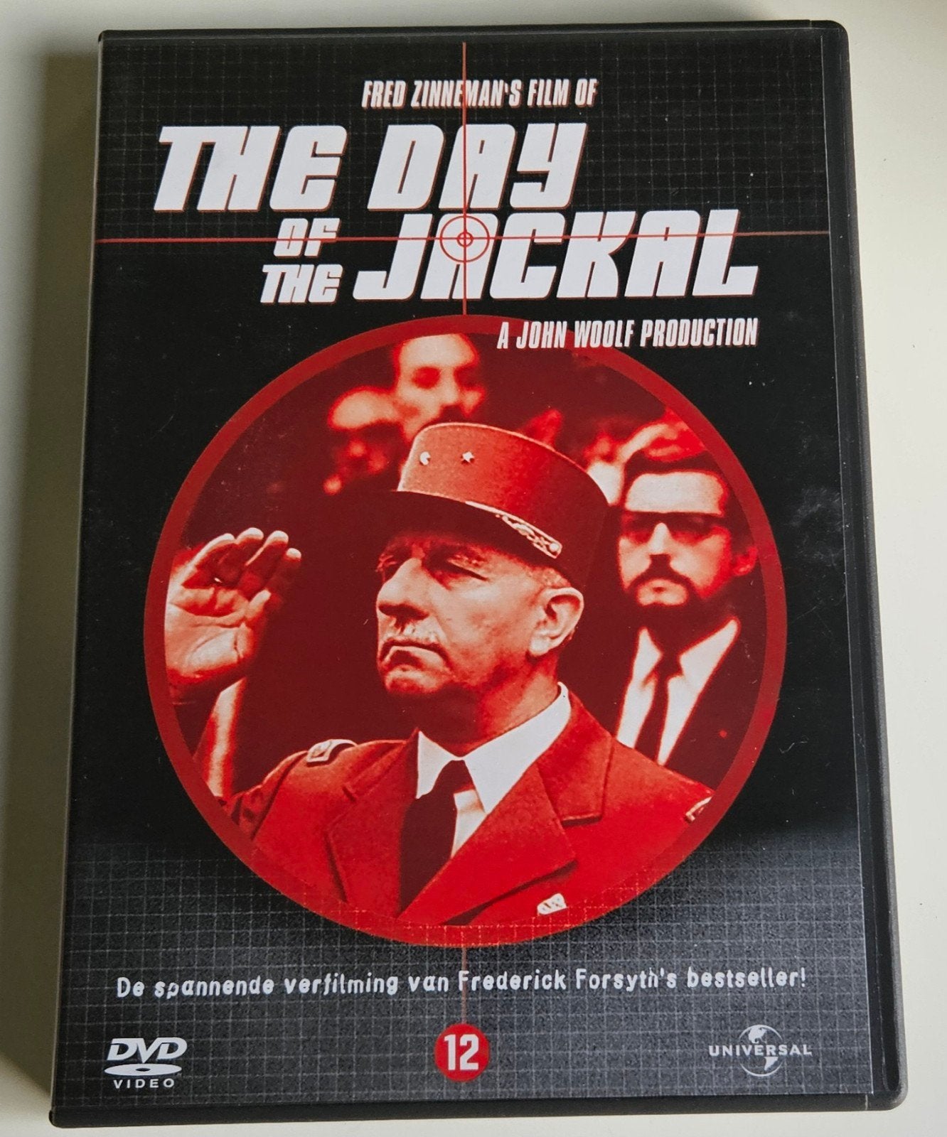 The Day of the Jackal (1973), klassieker, Inclusief doosje, Nederlands, Ophalen of Verzenden, Zo goed als nieuw