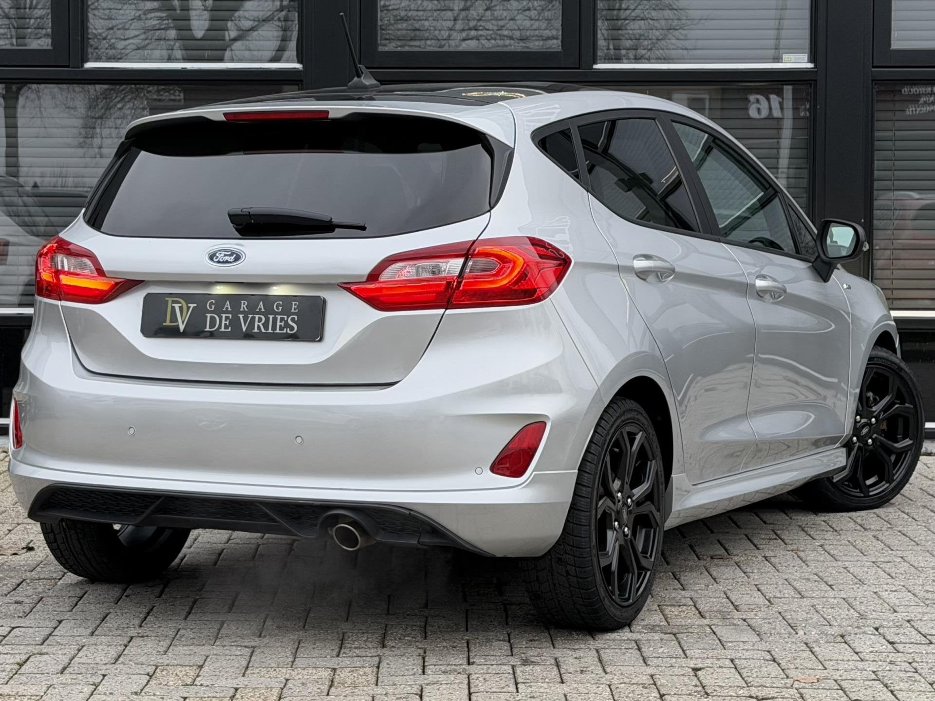 Ford Fiesta 1.0 EcoBoost ST-Line Black Pack Full Option CarP, Gebruikt, Zwart, 1064 kg, Zwart
