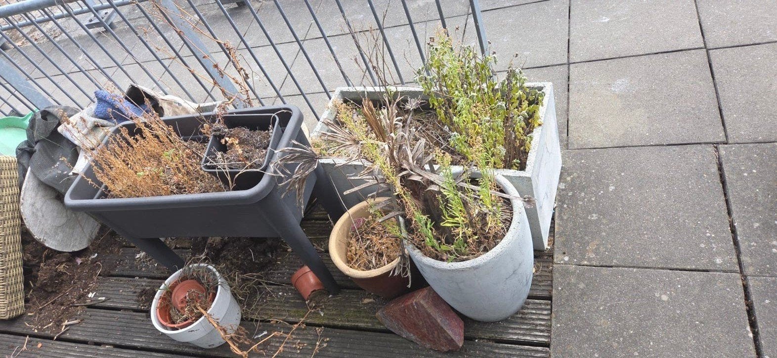 plantenbakken gratis, Ophalen, Kunststof, Gebruikt, Minder dan 30 cm