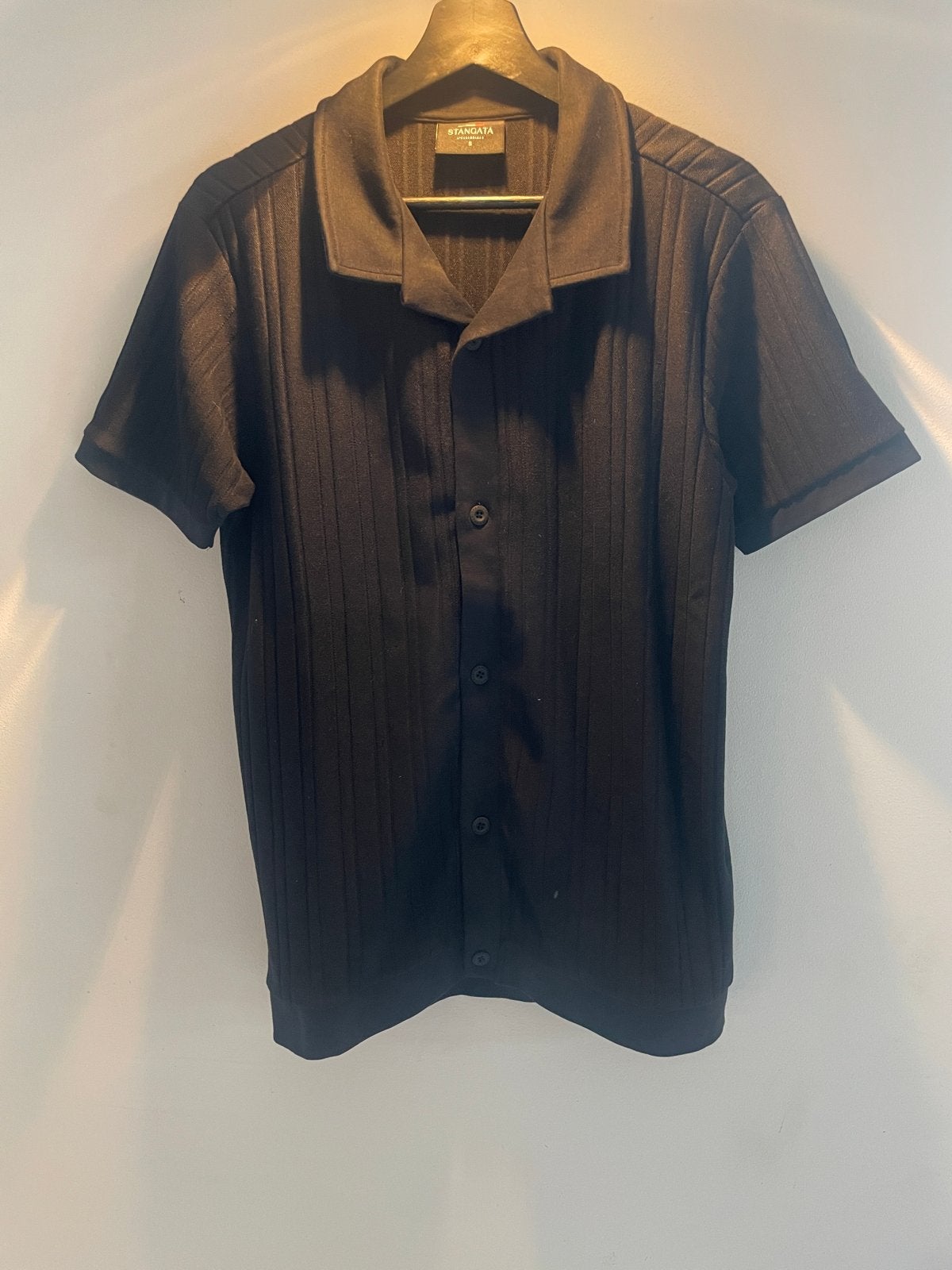Stangata blouse  met korte mouwen - Maat S, Stangata, Halswijdte 38 (S) of kleiner, Zwart, Nieuw