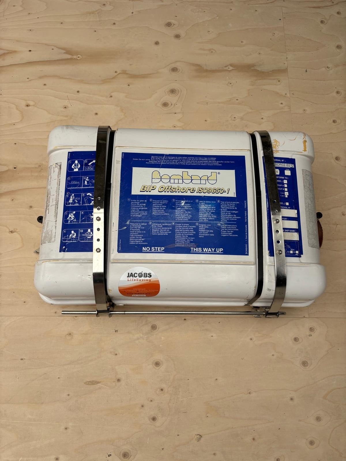 Bombard B/P Offshore 9650-1 Reddingsvlot. gekeurd, Ophalen, Zo goed als nieuw, Overige typen