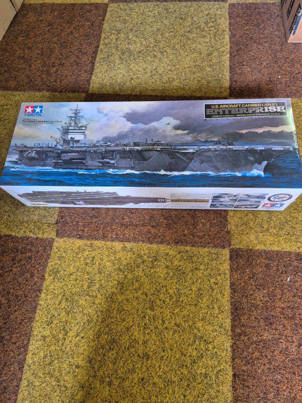 Tamiya U.S. aircraft carrier CVN65 ENTERPRISE, Hobby en Vrije tijd, Modelbouw | Boten en Schepen, Ophalen of Verzenden, Nieuw