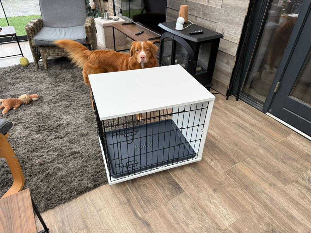 Te koop aangeboden : Omlet Hondenbench maat 24”, Dieren en Toebehoren, Ophalen, Zo goed als nieuw
