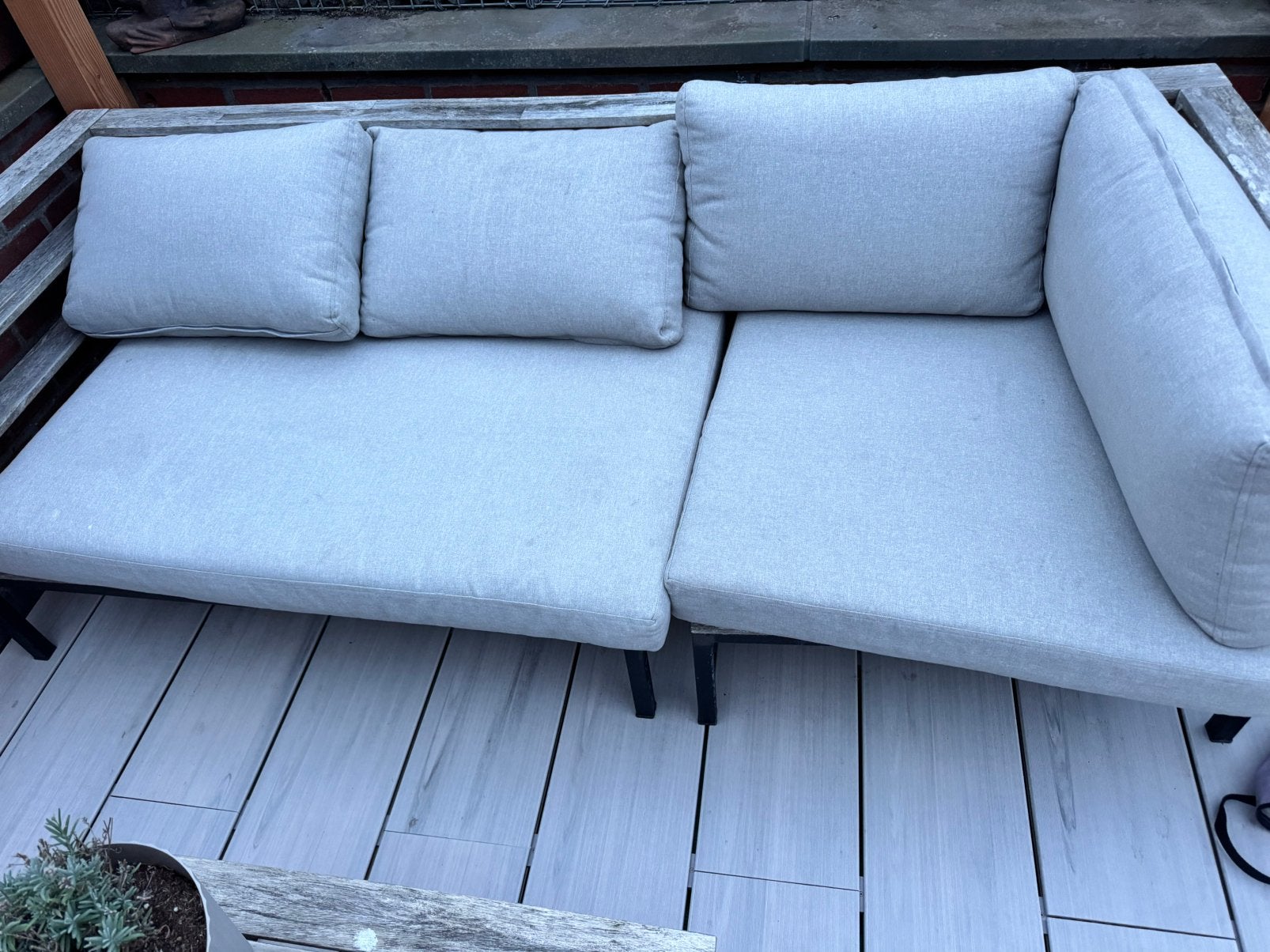 Gratis af te halen: tuinset/ tuinkussens, Ophalen, 5 zitplaatsen, Gebruikt, Loungeset