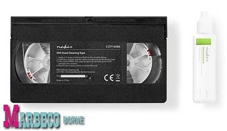 VHS reinigingscassette, Videoband VHS-koppen incl. 20 ml, Alle leeftijden, Overige genres, Ophalen of Verzenden, Nieuw in verpakking
