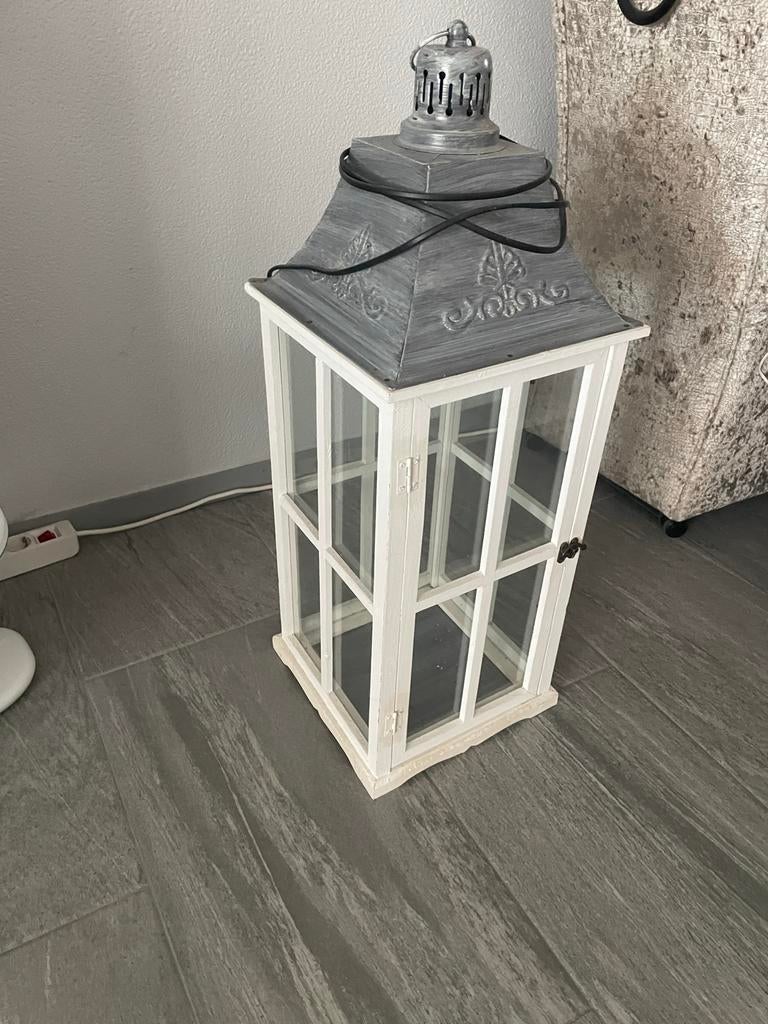 Mooie lantaarn, 68 cm hoog, Ophalen of Verzenden, Gebruikt