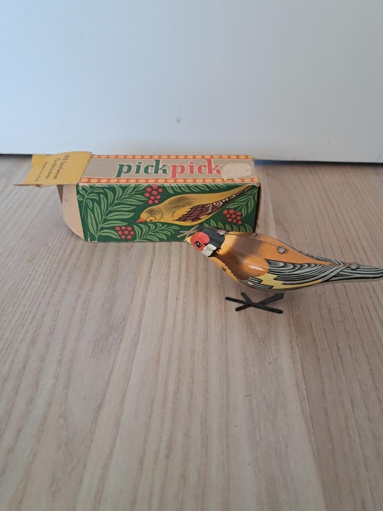 Blikken vogeltje, Ophalen of Verzenden, Gebruikt