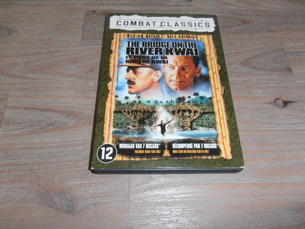 The Bridge on the River Kwai - Combat Classics DVD, Cd's en Dvd's, 1960 tot 1980, Ophalen of Verzenden, Zo goed als nieuw, Oorlog