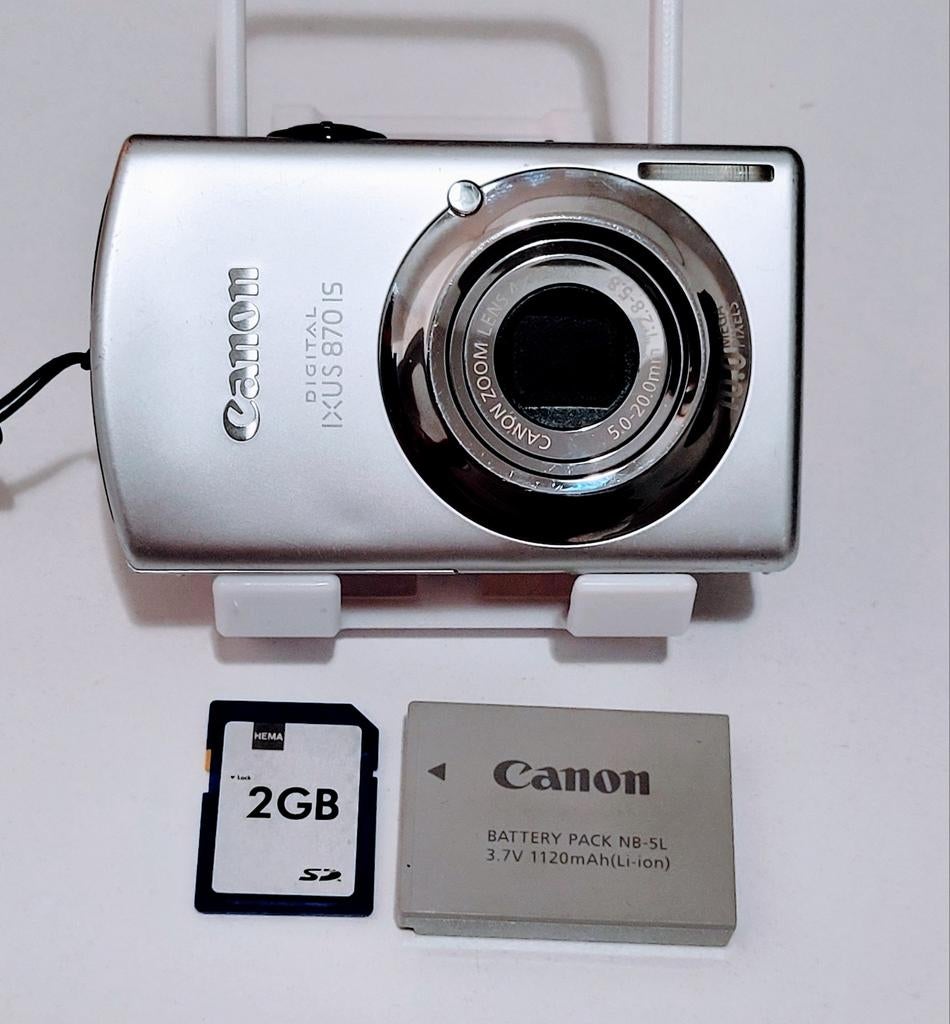 Canon Digital IXUS 870 IS camera, Ophalen, Canon, Minder dan 4 keer
