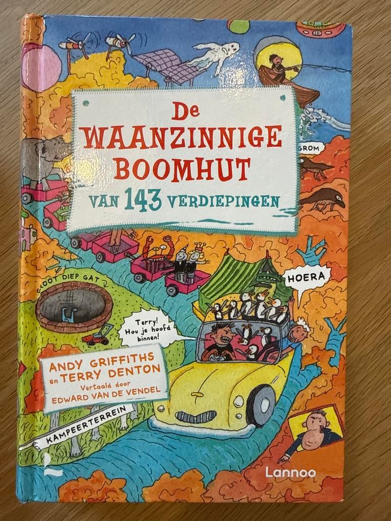 De Waanzinnige Boomhut van 143 Verdiepingen - Andy Griffiths, Ophalen of Verzenden, Gelezen, Fictie algemeen