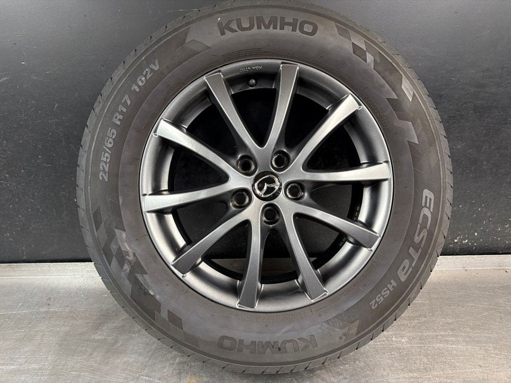 velgen set + banden Mazda cx-5  ( 225-65-R17 ), Gebruikt, Banden en Velgen, 17 inch, Ophalen of Verzenden