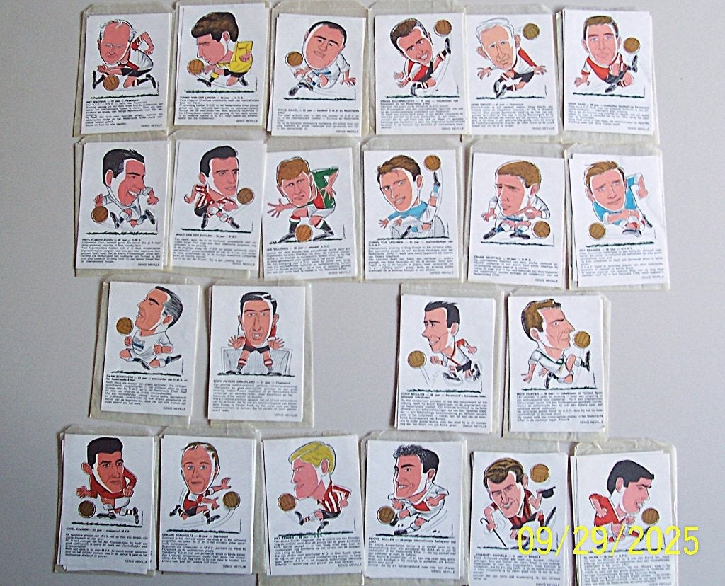 voetbalplaatjes De Gruyter, Verzamelen, Ophalen of Verzenden, Zo goed als nieuw, Overige binnenlandse clubs, Poster, Plaatje of Sticker