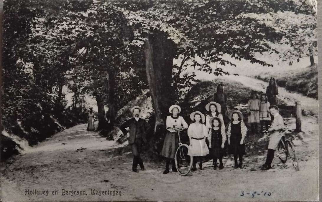 Wageningen (Gelderland) - Holleweg en Bergrand (1910), Verzenden, Voor 1920, Gelopen, Gelderland