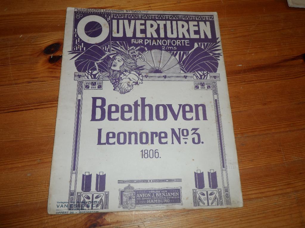 Beethoven - ouverturen, Gebruikt, Klassiek, Ophalen of Verzenden, Viool of Altviool