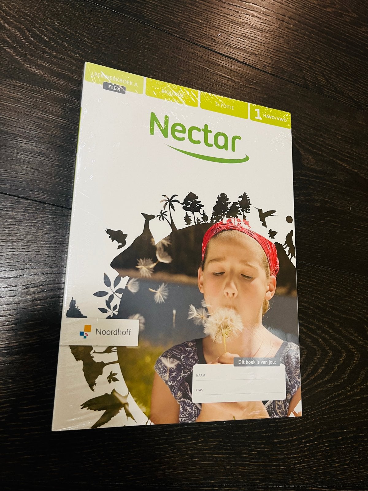 Nectar Biologie Leerwerkboek A&B 1 HAVO/VWO 5e editie, Ophalen of Verzenden, Nieuw, HAVO, Biologie