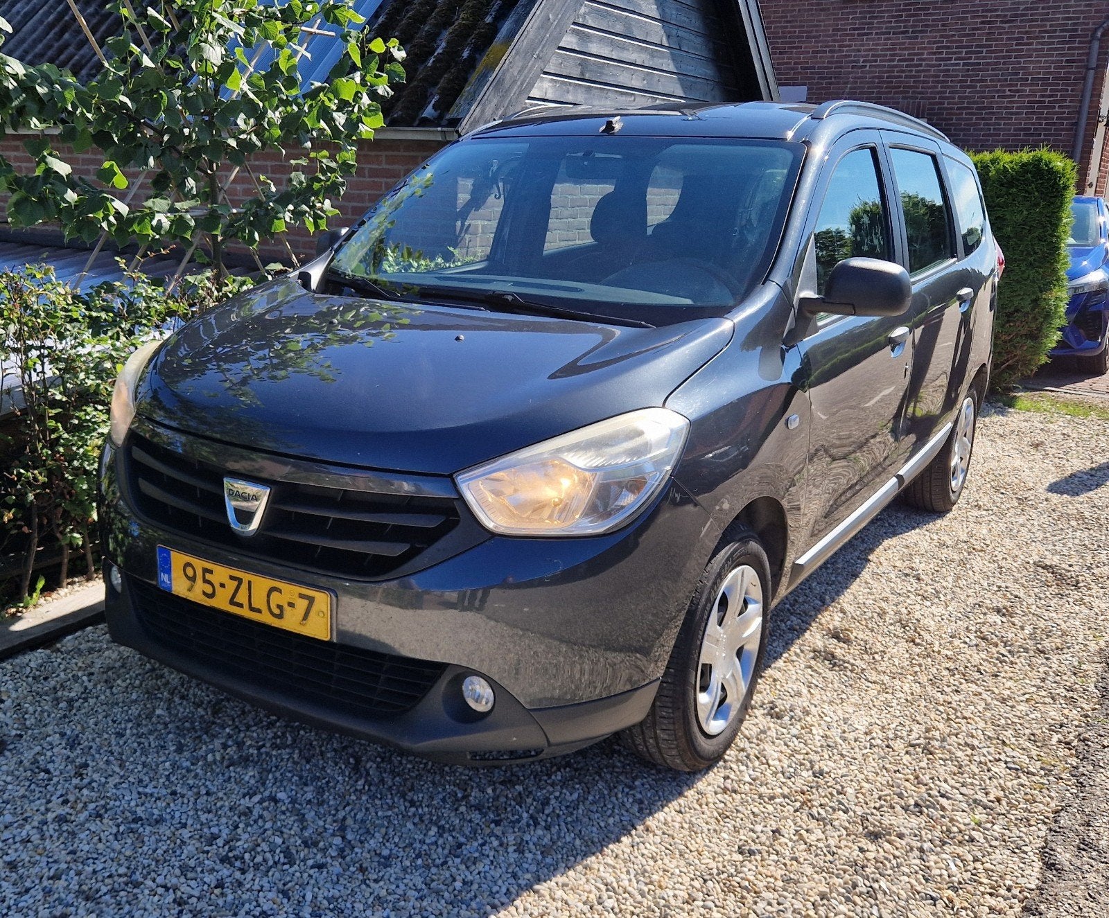 Dacia Lodgy 1.2 TCE 85KW  2013 Grijs, Auto's, Dacia, Particulier, Lodgy, ABS, Airbags, Airconditioning, Boordcomputer, Centrale vergrendeling