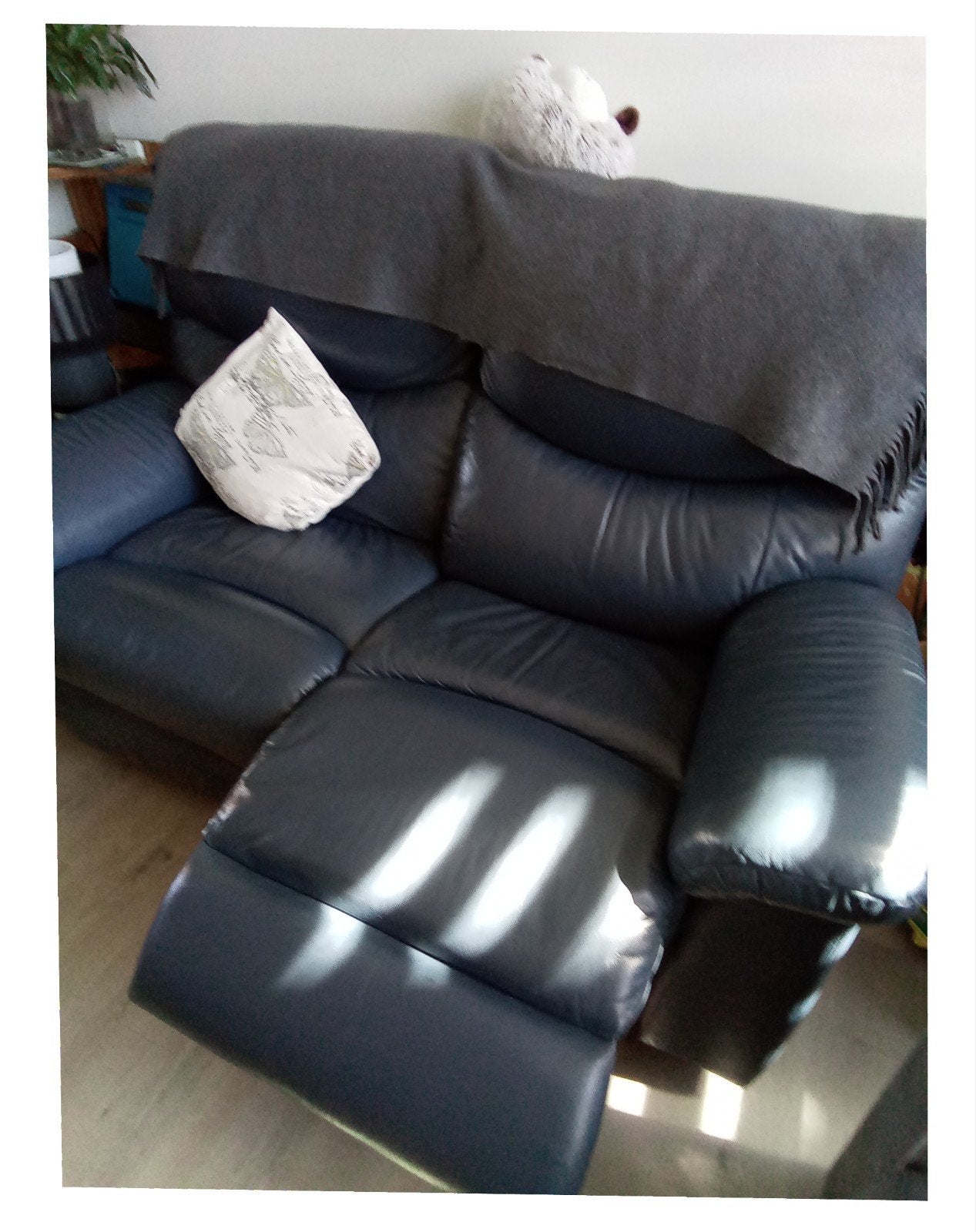 Blauw bankstel, Ophalen, Gebruikt, 150 tot 200 cm, Tweepersoons